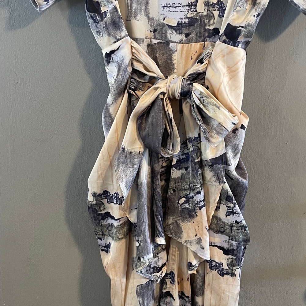 Entro Multicolor Abstract Dress Size M - Picture 5 of 7